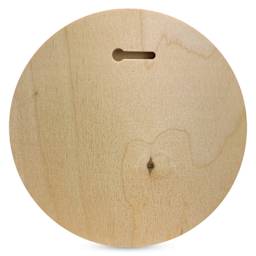 Trekell Round Wood Floater Panel - 6" Dia, 1/2" Profile, back