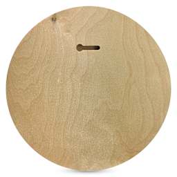 Trekell Round Wood Floater Panel - 8" Dia, 1/2" Profile, back
