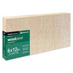 Ampersand Woodpanel - 6" x 12", 1-1/2" Cradle