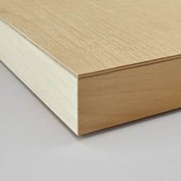 Side view of 1-1/2" depth Ampersand Woodpanel.