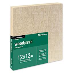 Ampersand Woodpanel - 12" x 12", 1-1/2" Cradle