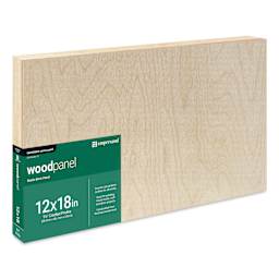 Ampersand Woodpanel - 12" x 18", 1-1/2" Cradle