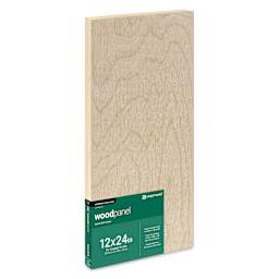 Ampersand Woodpanel - 12" x 24", 1-1/2" Cradle