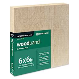 Ampersand Woodpanel - 6" x 6", 7/8 Cradle