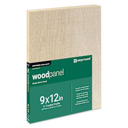 Ampersand Woodpanel - 9" x 12", 7/8 Cradle