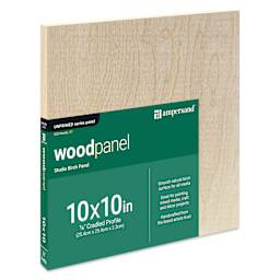 Ampersand Woodpanel - 10" x 10", 7/8 Cradle