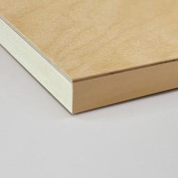 Side view of 7/8" depth Ampersand Woodpanel.