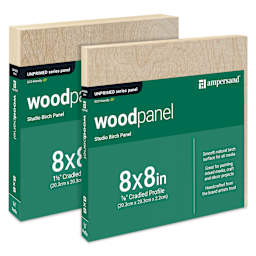 Ampersand Woodpanels are available in two profile depths, 7/8" and 1-1/2".