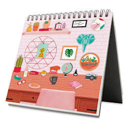 Sticker & Chill Sticker Kits - Personal Spaces Kit flipped open