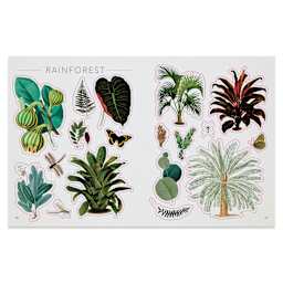 The Botanist's Sticker Anthology (rainforest spread)