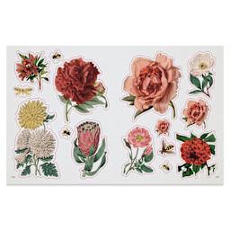 The Botanist's Sticker Anthology (broad bloom flowers spread)