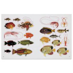 The Seashore Sticker Anthology, open