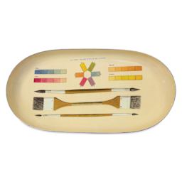 Roomytown Enamel Trays - Art of Coloring, 4-7/10" x 9-4/5" x 3/5", out of package