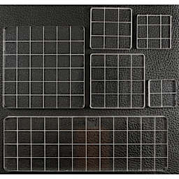 Peter Pauper Press Studio Series Acrylic Stamp Block Set - Set of 6, out of packaging