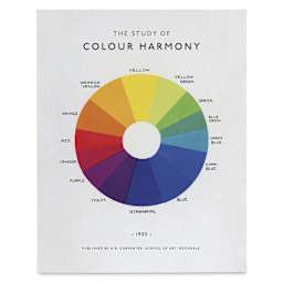 Roomytown Study of Color Fine Art Giclee Print - Colour Harmony, 11" x 14"