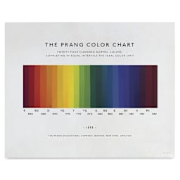 Roomytown Study of Color Fine Art Giclee Print - Prang Color Chart, 11" x 14"