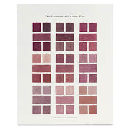 Roomytown Watercolor Swatches Fine Art Giclee Print - Pinks, 11" x 14"