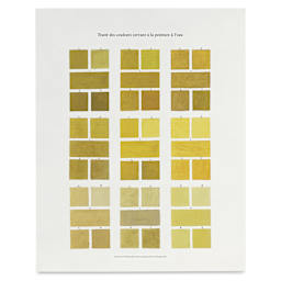 Roomytown Watercolor Swatches Fine Art Giclee Print - Yellows, 11" x 14"