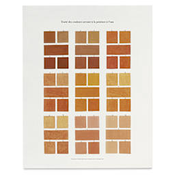 Roomytown Watercolor Swatches Fine Art Giclee Print - Oranges, 11" x 14"