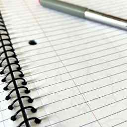 Roaring Spring Doodlewrite Spiral Notebook - 8" x 10-1/2", Wide Ruled, 60 Sheets, close-up