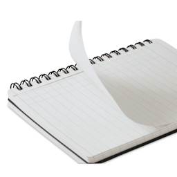 Maruman Mnemosyne Planner Notebook - A6, 4-1/2" x 5-4/5", 80 Sheets, sheet being torn from notebook