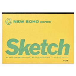 Maruman New Soho Sketch Pad - B4, 9.9" x 13.9", 70 Sheets, front
