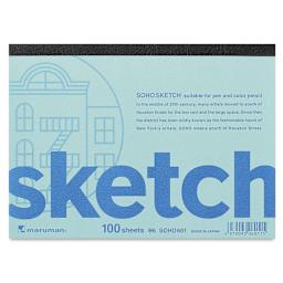 Maruman Soho Series Sketchbook - B6, 5" x 6.7", 100 Sheets