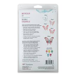 Tombow Watercolor Set - Set of 10 (back of package)