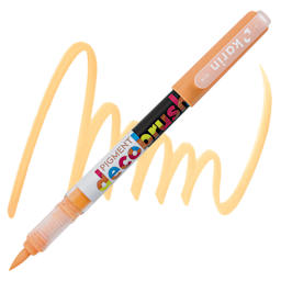 Karin Pigment Decobrush Marker - Pastel Pumpkin marker and swatch