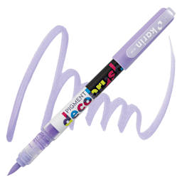 Karin Pigment Decobrush Marker - Pastel Violet Blue marker and swatch