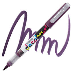 Karin Pigment Decobrush Marker - Lilac marker and swatch