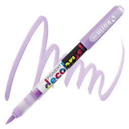 Karin Pigment Decobrush Marker - Pastel Violet marker and swatch