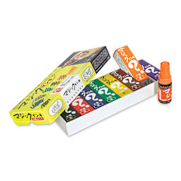 Magic Ink Markers - Set of 8, Assorted Colors (set with a bottle removed from packaging)