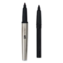 Zebra Permanent Marker and Refill - Black (out of package with caps off)