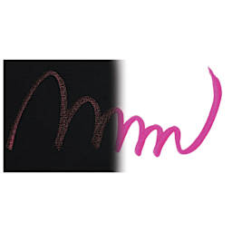 Pentel Arts Dual Metallic Brush Pen - Pink/Metallic Pink swatch