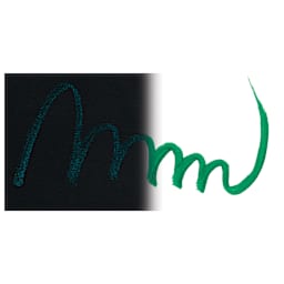 Pentel Arts Dual Metallic Brush Pen - Green/Metallic Blue swatch