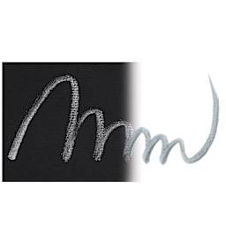 Pentel Arts Dual Metallic Brush Pen - Silver swatch