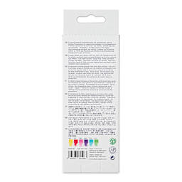 Faber-Castell Goldfaber Aqua Dual Markers - Candy Shop, Set of 6 (back of package)