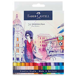 Faber-Castell Goldfaber Aqua Dual Markers - Assorted, Set of 24