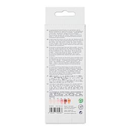 Faber-Castell Goldfaber Aqua Dual Markers - Portrait, Set of 6 (back of package)