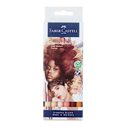 Faber-Castell Goldfaber Aqua Dual Markers - Portrait, Set of 6