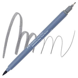 Faber-Castell Goldfaber Aqua Dual Marker - 233 Cold Grey IV marker and swatch