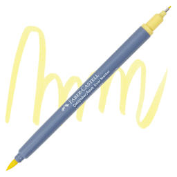 Faber-Castell Goldfaber Aqua Dual Marker - 104 Light Yellow Glaze marker and swatch