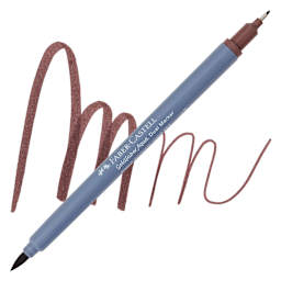 Faber-Castell Goldfaber Aqua Dual Marker - 263 Caput Mortuum Violet marker and swatch