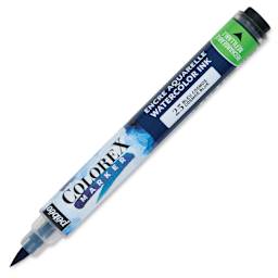 Pebeo Colorex Refillable Marker - Cosmos Blue, cap off