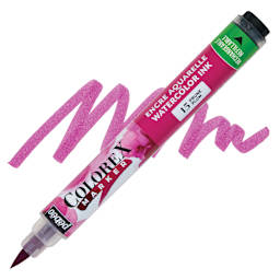 Pebeo Colorex Refillable Marker - Plum marker and swatch