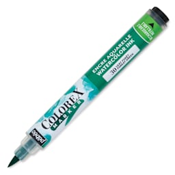 Pebeo Colorex Refillable Marker - Forest Green, cap off