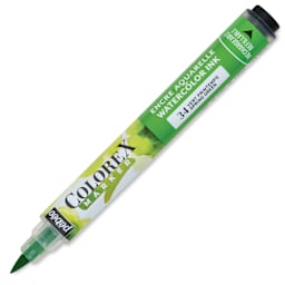 Pebeo Colorex Refillable Marker - Spring Green, cap off