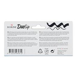 Royal Talens Ecoline DuoTip Markers - Secondary, Set of 3 back of package