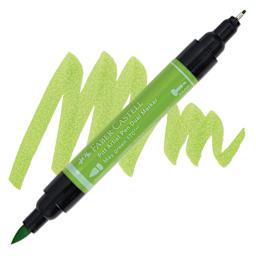 Faber-Castell Pitt Artist Pen Dual Tip Marker - May Green 170 marker and swatch